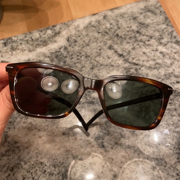 Dior Homme 51mm faux Tortoiseshell Rectangular Sunglasses - Picture 2 of 6